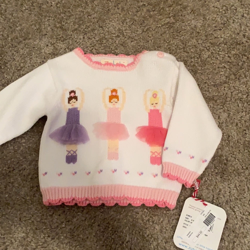 6m ballerina sweater NWT